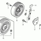 HRT216 S3DA LAWN MOWER, USA, VIN# MZCG-6000001 TO MZCG-6195898 Front Wheel (1)