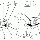 HRT216K1 PDA LAWN MOWER, USA, VIN# MZCG-6300001 TO MZCG-6599999 Наклейки