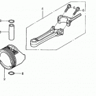 HRT216K1 PDA-A LAWN MOWER, USA, VIN# MZCG-6600001 TO MZCG-6699999 Поршень + Коленчатый Вал