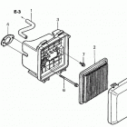 HRT216K1 SDAA-A LAWN MOWER, USA, VIN# MZCG-6600001 TO MZCG-6699999 Воздухозаборник