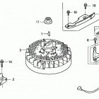 HRT216K1 SDAA-A LAWN MOWER, USA, VIN# MZCG-6600001 TO MZCG-6699999 Маховик