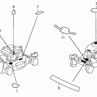HRZ216 TDAA LAWN MOWER, USA, VIN# MAFA-1000001 Наклейки предупреждения