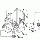 HRZ216 TDAA LAWN MOWER, USA, VIN# MAFA-1000001 МАСЛЯНЫЙ ПОДДОН