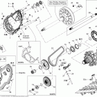 GSX LE 600HO ETEC XP Приводная система