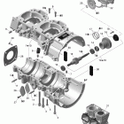 MX Z TNT 600HO ETEC Картер и водяной насос