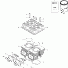 Skandic WT 550F YetiII Цилиндр и головка