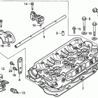 H6522 A4 COMPACT TRACTOR, JPN, VIN# TZAD-1000001 TO TZAD-1001869 ГОЛОВКА ЦИЛИНДРА
