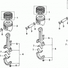 H6522 A2 COMPACT TRACTOR, JPN, VIN# TZAD-1000001 TO TZAD-1001869 Поршни