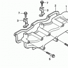 H6522 A4-A COMPACT TRACTOR, JPN, VIN# TZAD-1001870 TO TZAD-1099999 ВПУСКНОЙ КОЛЛЕКТОР