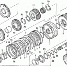 H6522 A4H COMPACT TRACTOR, JPN, VIN# TZAD-1000001 TO TZAD-1001869 Mainshaft