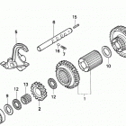H6522 A4H-A COMPACT TRACTOR, JPN, VIN# TZAD-1001870 TO TZAD-1099999 Auxiliary Change Gear
