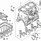 H6522 A4H-A COMPACT TRACTOR, JPN, VIN# TZAD-1001870 TO TZAD-1099999 БЛОК ЦИЛИНДРОВ