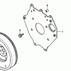 H6522 A4H-A COMPACT TRACTOR, JPN, VIN# TZAD-1001870 TO TZAD-1099999 Маховик