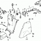 H6522 A4H-A COMPACT TRACTOR, JPN, VIN# TZAD-1001870 TO TZAD-1099999 Steering Column Cover