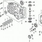 H2013HK1 SDAC LAWN TRACTOR, USA, VIN# MZBF-6100001 Transmission Case