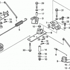 H2013K1 SDAC LAWN TRACTOR, USA, VIN# MZBF-6100001 Tensioner Arm