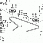 H2113 HDA LAWN TRACTOR, USA, VIN# MZBF-6200001 Blade Shaft