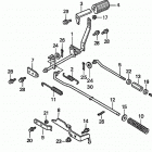 H2113 HDA LAWN TRACTOR, USA, VIN# MZBF-6200001 Pedal (2)