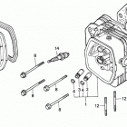 H4013 SAN-B LAWN TRACTOR, JPN, VIN# MZAR-2000001 TO MZAR-2999999 Cylinder Head (h4013)