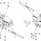 H4013 SAN-B LAWN TRACTOR, JPN, VIN# MZAR-2000001 TO MZAR-2999999 Наклейки предупреждения