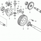 H4013 SAN-C LAWN TRACTOR, JPN, VIN# MZAR-3000001 TO MZAR-3999999 Differential Gear (h4013)