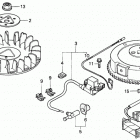 H4013 SAN-C LAWN TRACTOR, JPN, VIN# MZAR-3000001 TO MZAR-3999999 Flywheel (h4013)