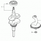 H4013 SAN-D LAWN TRACTOR, JPN, VIN# MZAR-4000001 TO MZAR-4099999 Crankshaft (h4013)