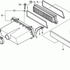 H4514H HSA-B LAWN TRACTOR, JPN, VIN# MZAS-2000001 TO MZAS-2999999 Air Cleaner (h4514h)