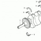 H4514H HSA-B LAWN TRACTOR, JPN, VIN# MZAS-2000001 TO MZAS-2999999 Crankshaft (h4514h)