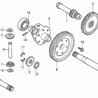 H4514H HSA-B LAWN TRACTOR, JPN, VIN# MZAS-2000001 TO MZAS-2999999 Differential Gear (h4514h, H4518h)