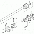 H4514H HSA-C LAWN TRACTOR, JPN, VIN# MZAS-3000001 TO MZAS-3999999 Propeller Shaft (h4514h, H4518h)