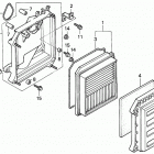 H4518H HSA-C LAWN TRACTOR, JPN, VIN# MZAT-3000001 TO MZAT-3999999 Air Cleaner (h4518h)