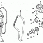 H4518H HSAC-A LAWN TRACTOR, JPN, VIN# MZAT-4000001 TO MZAT-4099999 Timing Belt (h4518h)