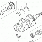 H4518H HSAC-B LAWN TRACTOR, JPN, VIN# MZAT-4100001 TO MZAT-4199999 Crankshaft (h4518h)