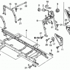 HT3810 SA LAWN TRACTOR, JPN, VIN# HT3810-5000034 TO HT3810-5099999 Frame + Steering Column