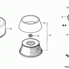 HT3810K1 SA LAWN TRACTOR, JPN, VIN# HT3810-5100001 TO HT3810-5199999 Air Cleaner (ht3810-k1-k2)