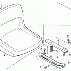 HT3813 SA LAWN TRACTOR, JPN, VIN# HT3813-5000001 TO HT3813-5099999 Сидение