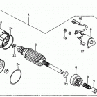 HT3813 SA LAWN TRACTOR, JPN, VIN# HT3813-5000001 TO HT3813-5099999 Starter Motor (ht3813-k1-4213)