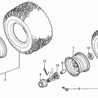 HT3813 SA LAWN TRACTOR, JPN, VIN# HT3813-5000001 TO HT3813-5099999 Wheel + Tire