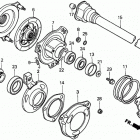 HT3813K1 SA LAWN TRACTOR, JPN, VIN# HT3813-5100001 TO HT3813-5199999 Clutch + Propeller Shaft