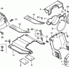HT3813K1 SA LAWN TRACTOR, JPN, VIN# HT3813-5100001 TO HT3813-5199999 Floor + Rear Fender