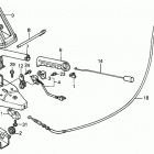 HT4213 SA LAWN TRACTOR, JPN, VIN# MAAT-5000001 TO MAAT-5099999 Стояночный тормоз