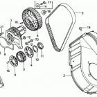 HT4213 SA LAWN TRACTOR, JPN, VIN# MAAT-5000001 TO MAAT-5099999 Timing Belt + Cam Pulley + Water Pump (ht3813-k1-4213)