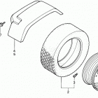 H5013 A4-A MULTI-PURPOSE TRACTOR, JPN, VIN# FAHA-1100001 TO FAHA-2099999 Заднее колесо