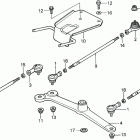 H5013 A4-C MULTI-PURPOSE TRACTOR, JPN, VIN# FAHA-3100001 TO FAHA-4099999 Rear Steering Arm