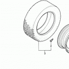 H5013 A4-D MULTI-PURPOSE TRACTOR, JPN, VIN# FAHA-4100001 TO FAHA-4299999 Переднее колесо