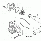 H5518 A2-A MULTI-PURPOSE TRACTOR, JPN, VIN# TZAC-1000001 TO TZAC-1999999 ВОДЯНОЙ НАСОС