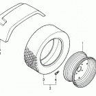 H5518 A2-C MULTI-PURPOSE TRACTOR, JPN, VIN# TZAC-2500001 TO TZAC-3499999 Заднее колесо