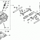 H5518 AC2-B MULTI-PURPOSE TRACTOR, JPN, VIN# TZAC-3600001 ГОЛОВКА ЦИЛИНДРА