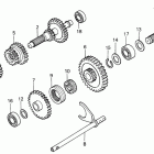 H5518 NAC2-A MULTI-PURPOSE TRACTOR, JPN, VIN# TZAC-3500001 TO TZAC-3599999 2wd Lower Countershaft